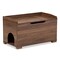 Baxton Studio Mariam ModernWalnut Brown Finished Wood Cat Litter Box Cover House 194-11764-ZORO - alternate 6